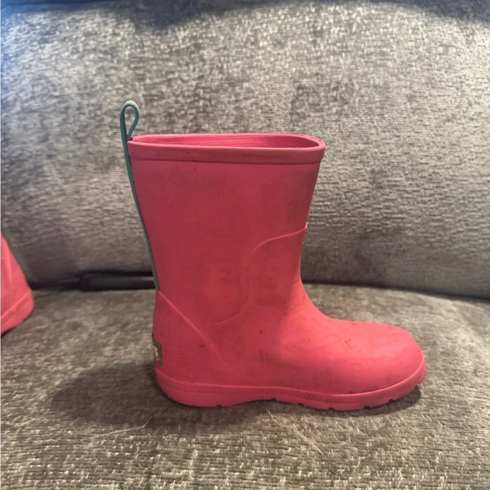 Totes Kids Pink Rubber Rain Boots Size 9-10